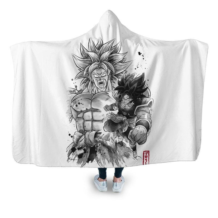 Legendary Suoer Saiyan Hooded Blanket - Adult / Premium Sherpa