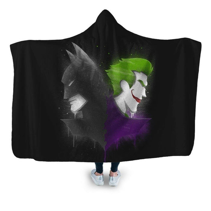 Legends Of Gotham Hooded Blanket - Adult / Premium Sherpa