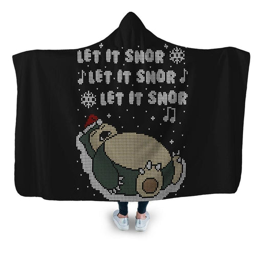 Let Its Nor V2 Hooded Blanket - Adult / Premium Sherpa