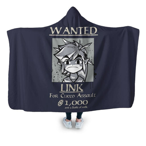 Link Wanted Hooded Blanket - Adult / Premium Sherpa