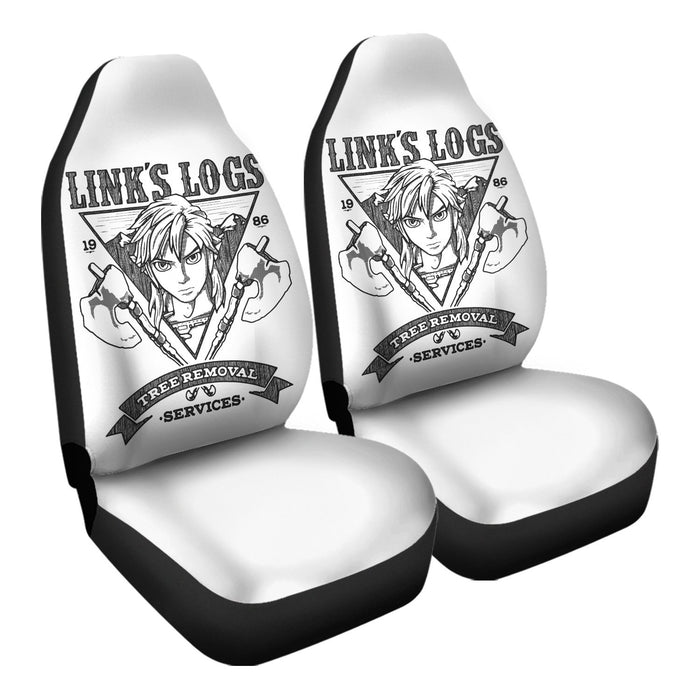 Links Logs Print2 Car Seat Covers - One size