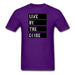 Live By The Code Unisex Classic T-Shirt - purple / S
