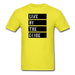 Live By The Code Unisex Classic T-Shirt - yellow / S