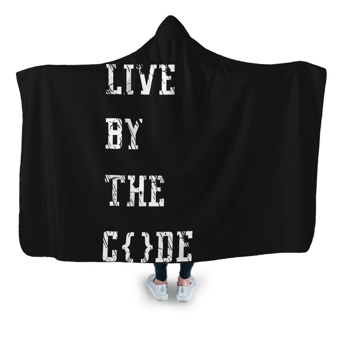 Live Hooded Blanket - Adult / Premium Sherpa