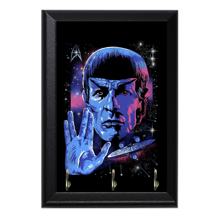 Live Long And Prosper Color Sep Wall Plaque Key Holder - 8 x 6 / Yes