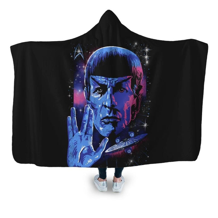 Live Long And Prosper Hooded Blanket - Adult / Premium Sherpa