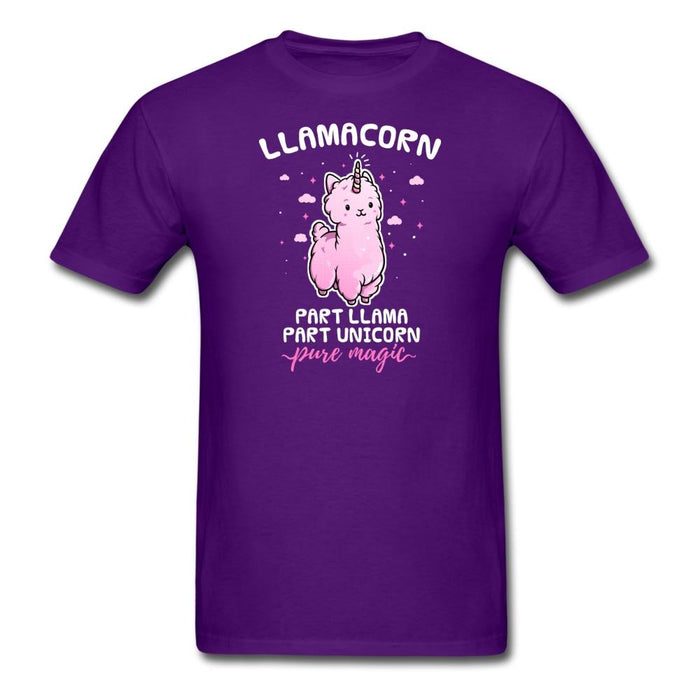 llama Pure Magic Unisex Classic T-Shirt - purple / S