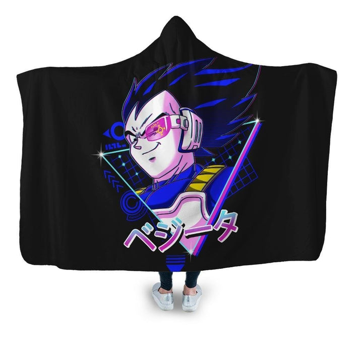 Lofi Saiyan Prince Hooded Blanket - Adult / Premium Sherpa