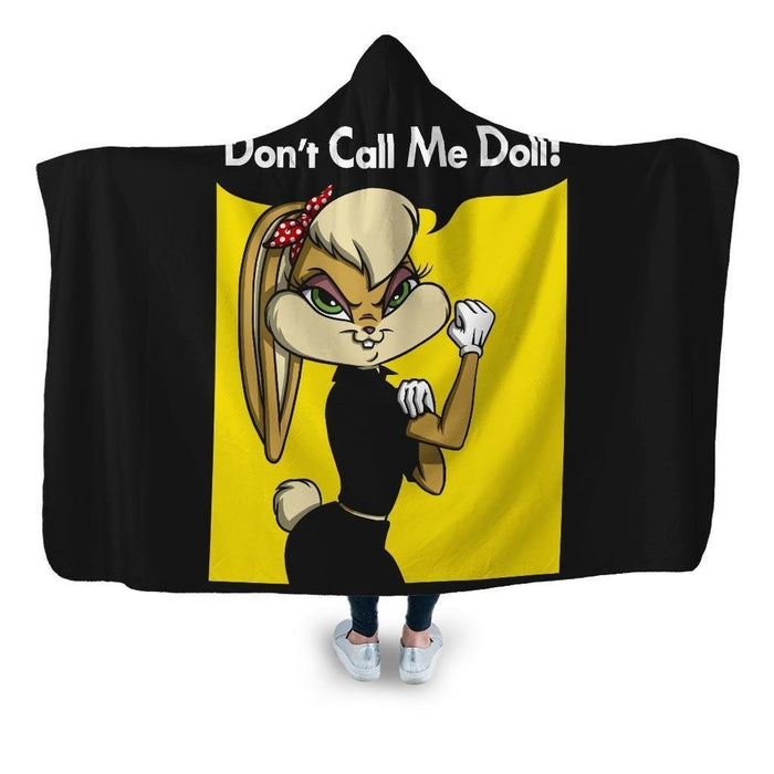 Lola Dont Call Me Doll Hooded Blanket - Adult / Premium Sherpa