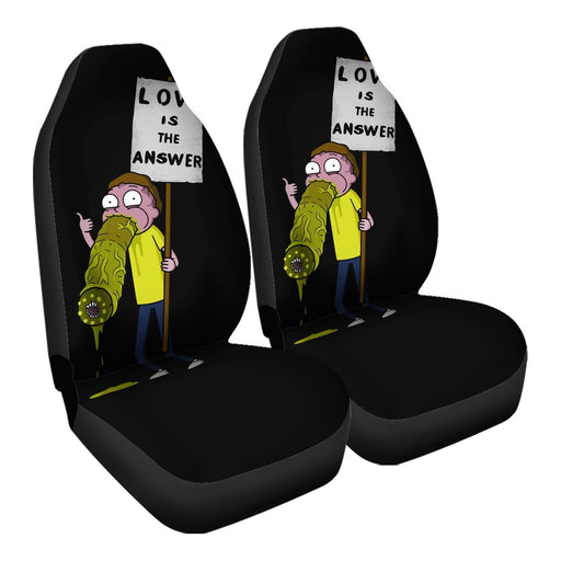 Love Is The Answer Car Seat Covers - One size
