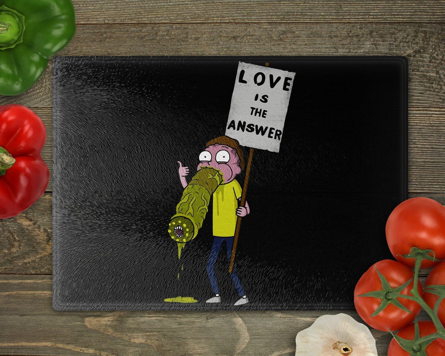 Love Is The Answer Cutting Board