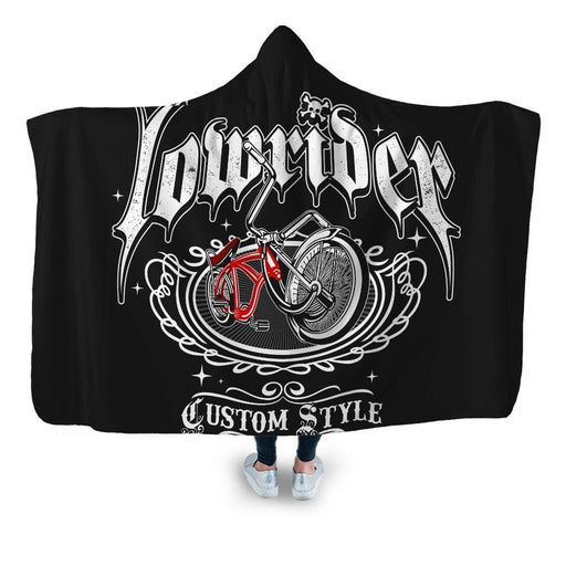 Lowrider Hooded Blanket - Adult / Premium Sherpa