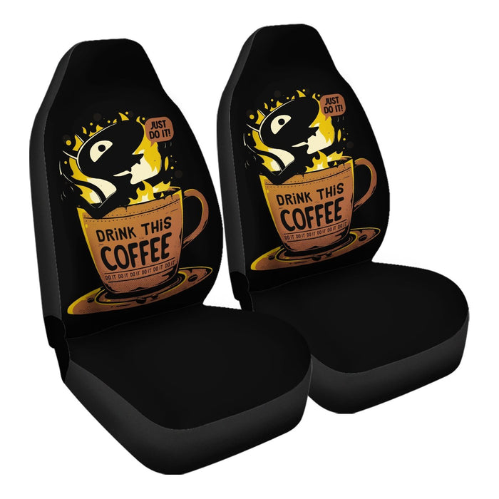 Luci Coffee Car Seat Covers - One size