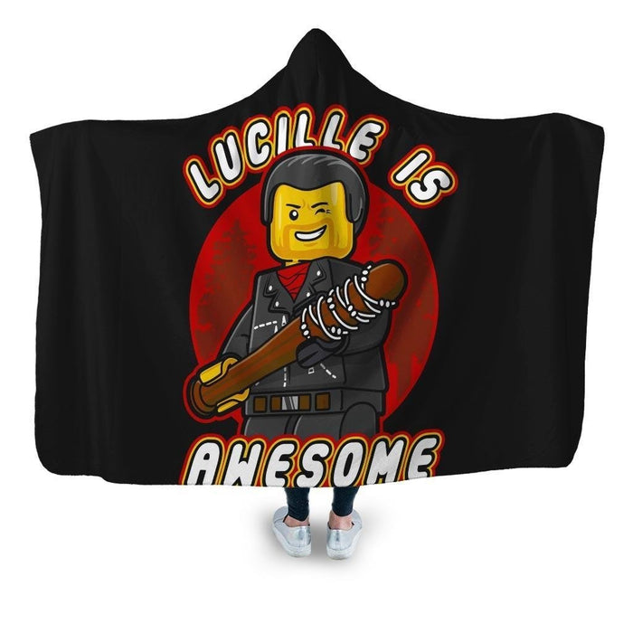 Lucille is Awesome Hooded Blanket - Adult / Premium Sherpa