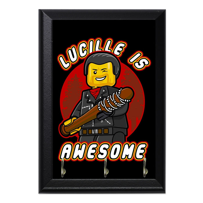 Lucille is Awesome Key Hanging Wall Plaque - 8 x 6 / Yes