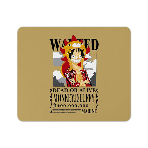 Luffy Wanted 1 Anime Mouse Pad