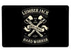 Lumber Jack Large Mouse Pad