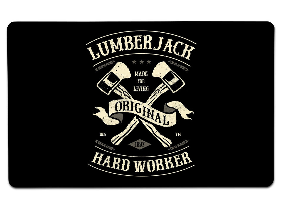 Lumber Jack Large Mouse Pad
