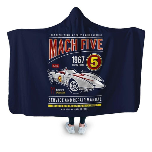 Mach Five Hooded Blanket - Adult / Premium Sherpa