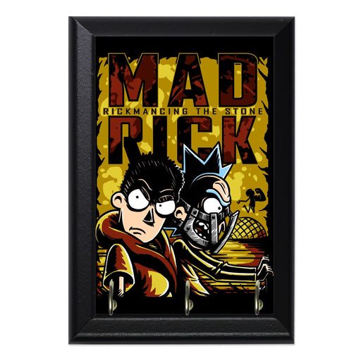 Mad Rick Wall Plaque Key Holder - 8 x 6 / Yes