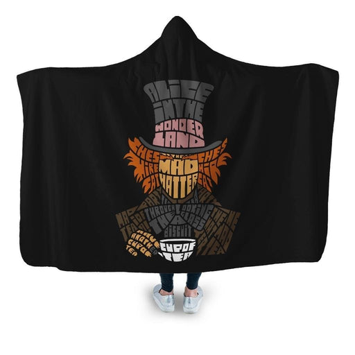 Madhatter Hooded Blanket - Adult / Premium Sherpa