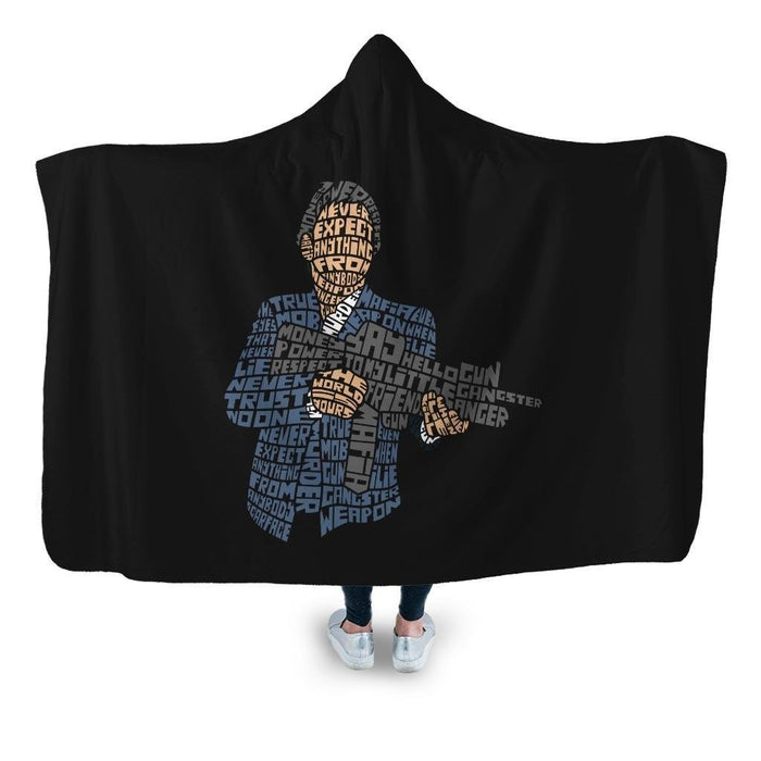 Mafia Hooded Blanket - Adult / Premium Sherpa