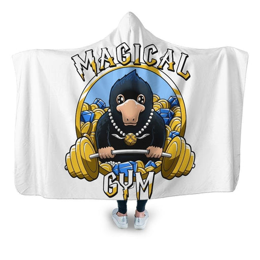 Magical Gym Hooded Blanket - Adult / Premium Sherpa