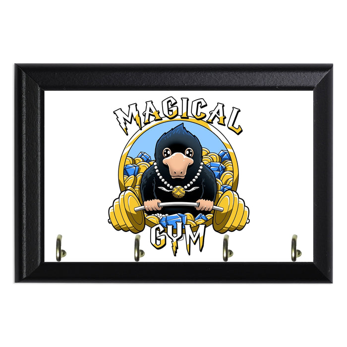 Magical Gym Wall Plaque Key Holder - 8 x 6 / Yes