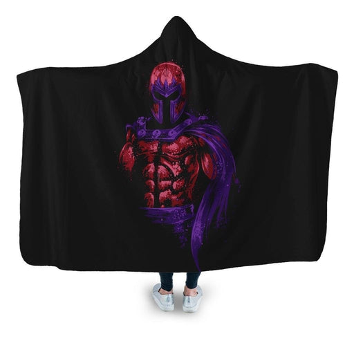 Magnetic Warrior Hooded Blanket - Adult / Premium Sherpa