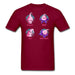 Majin Fonts Unisex Classic T-Shirt - burgundy / S