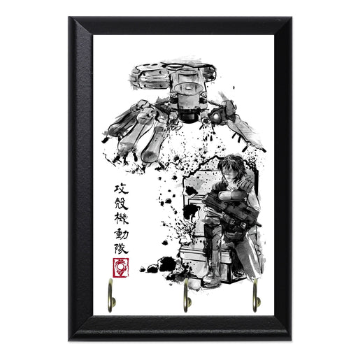 Major Vs Tank Sumie Key Hanging Plaque - 8 x 6 / Yes