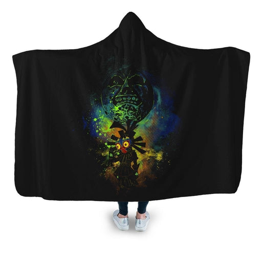 Majora Art Hooded Blanket - Adult / Premium Sherpa