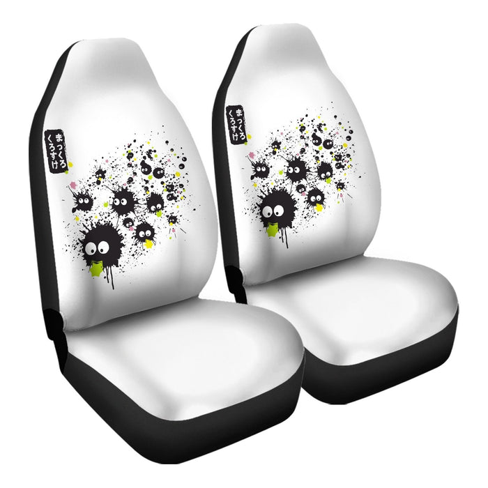 Makkuro Kurosuke Ink Car Seat Covers - One size