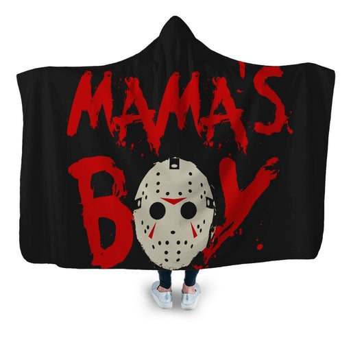 Mamas Boy Hooded Blanket - Adult / Premium Sherpa