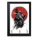 Mandalorian Samurai Key Hanging Plaque - 8 x 6 / Yes