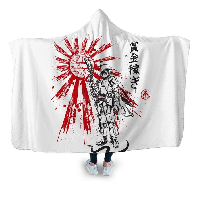 Mandalorian Warrior Hooded Blanket - Adult / Premium Sherpa