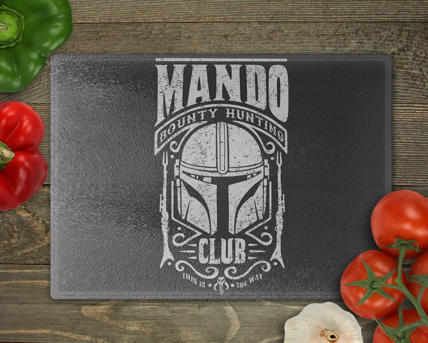 Mando Bounty Hunting Club Cutting Board