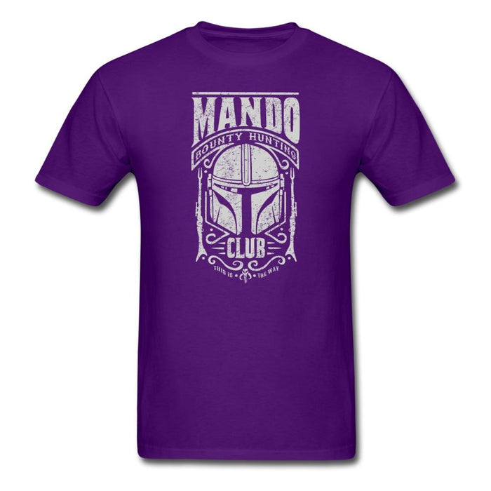 Mando Bounty Hunting Club Unisex Classic T-Shirt - purple / S