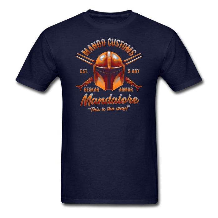 Mando Customs Unisex Classic T-Shirt - navy / S