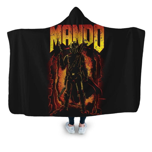 Mandoom Hooded Blanket - Adult / Premium Sherpa