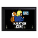 Marathon King Key Hanging Plaque - 8 x 6 / Yes