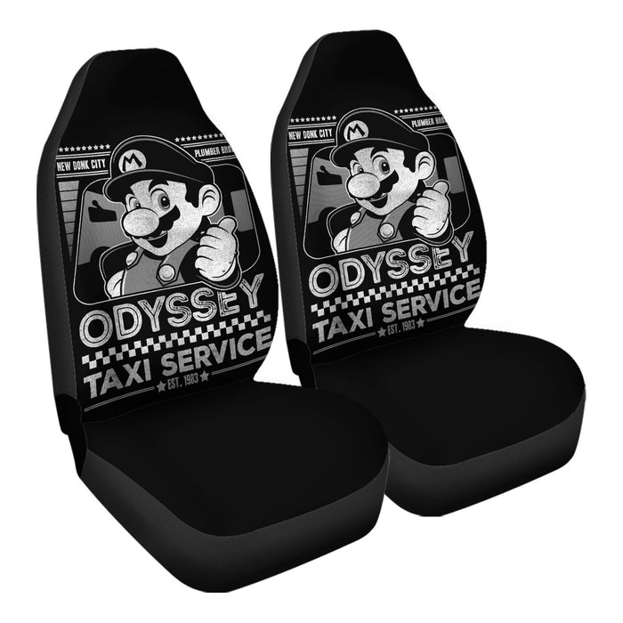 Mario Odyssey Taxi Service Car Seat Covers - One size