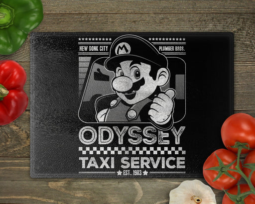 Mario Odyssey Taxi Service Cutting Board