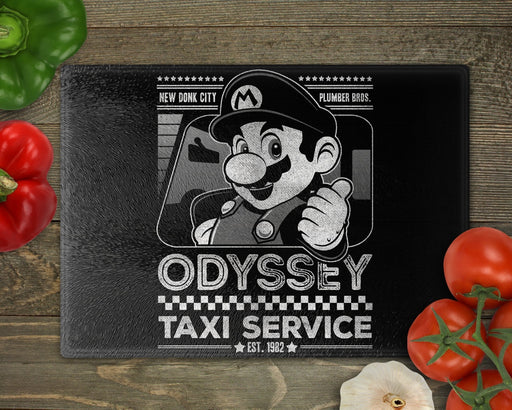 Mario Taxi Cutting Board