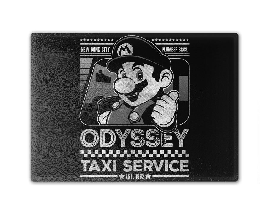 Mario Taxi Cutting Board