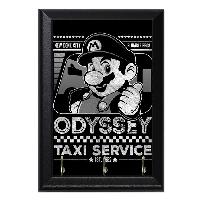 Mario Taxi Wall Plaque Key Holder - 8 x 6 / Yes