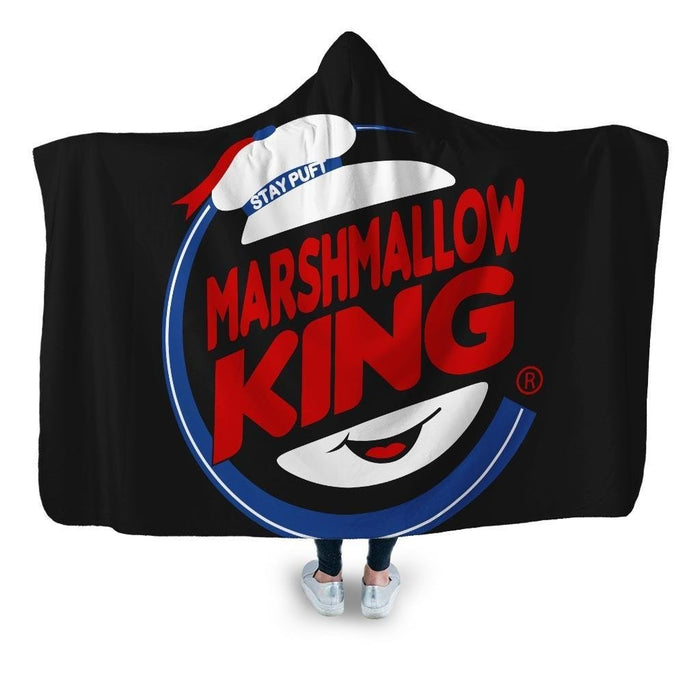 Marshmallow King Hooded Blanket - Adult / Premium Sherpa
