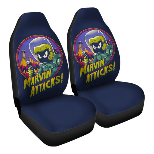 Marvin Attacks! Car Seat Covers - One size