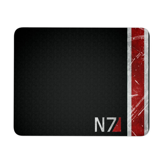 Mass Effect Desktop Mouse Pad Thick Anti-Slip 7.75 x 9.25 - Black