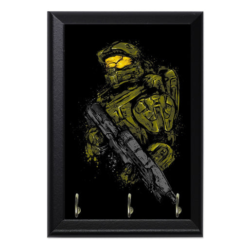 Master Chief Key Hanging Plaque - 8 x 6 / Yes